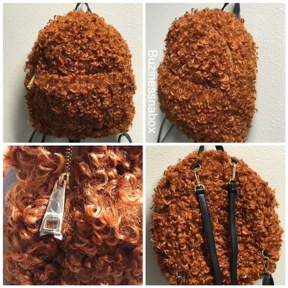 Unique Hair-like Covered Backpack main image 7